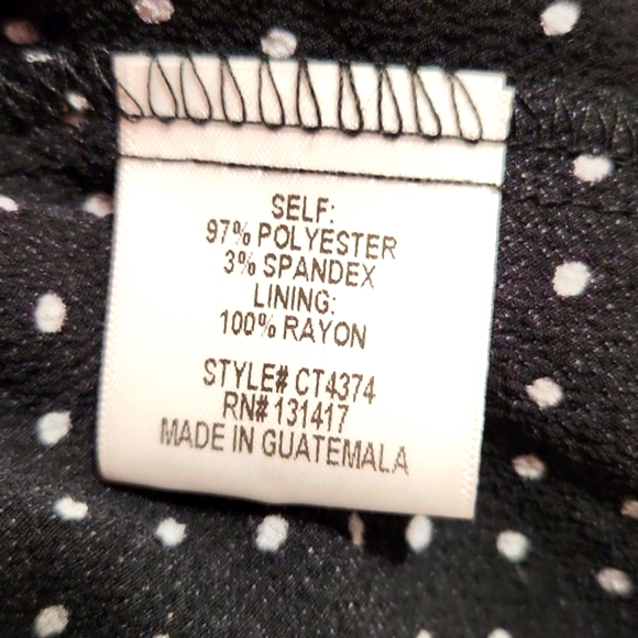 Polka Dot Tie Front Top - Picture 8 of 10